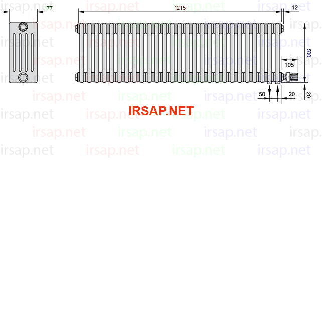 Радиатор IRSAP Tesi 50500/27 T26 CL 01